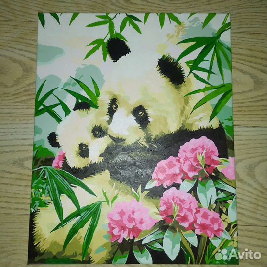 Картина по номерам готовая