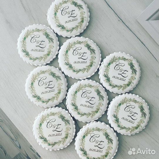 Имбирные пряники на свадьбу