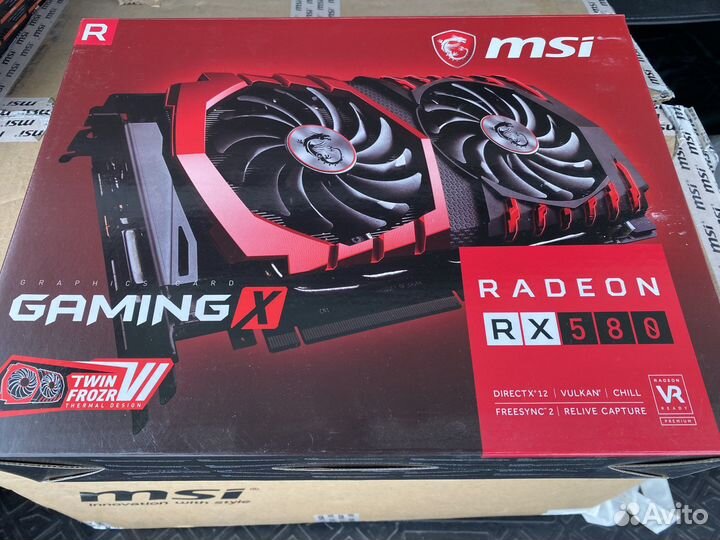Видеокарта msi 580 gaming x 8 gb