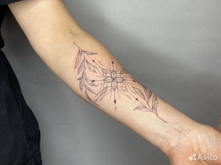 Татуировки нежные