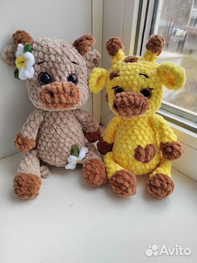 Игрушки из плюшевой пряжи