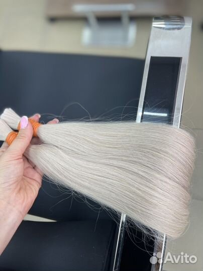 Волосы для наращивания 70 80 см блонд