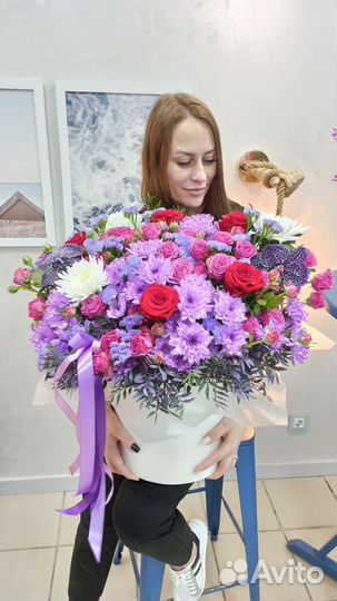 Цветы, большие букеты, доставка цветов