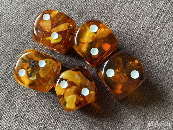 Зарики из натурального янтаря