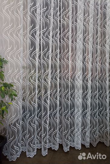 Тюль новый готовый