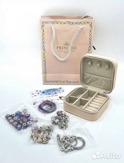 Набор для создания браслетов Pandora бусины