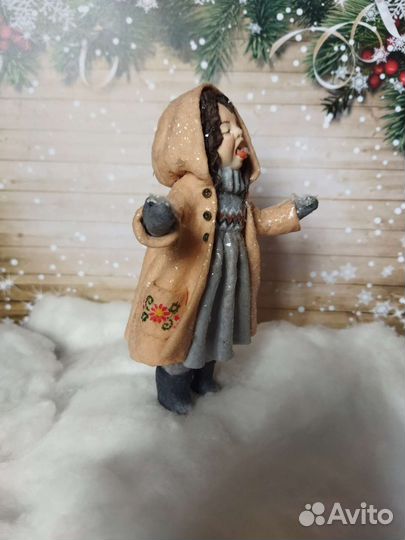 Ватные ёлочные игрушки