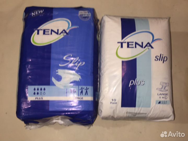 Подгузники урологические tena slip plus (L)