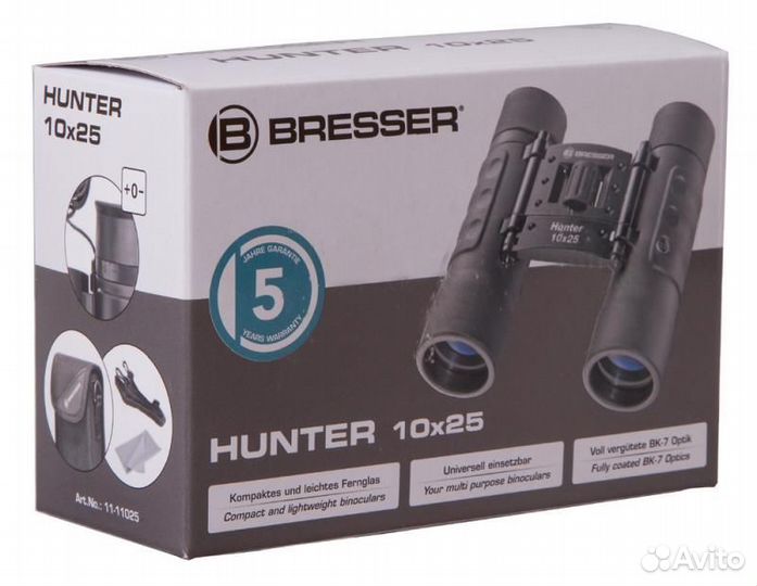 Бинокль Bresser Hunter 10x25
