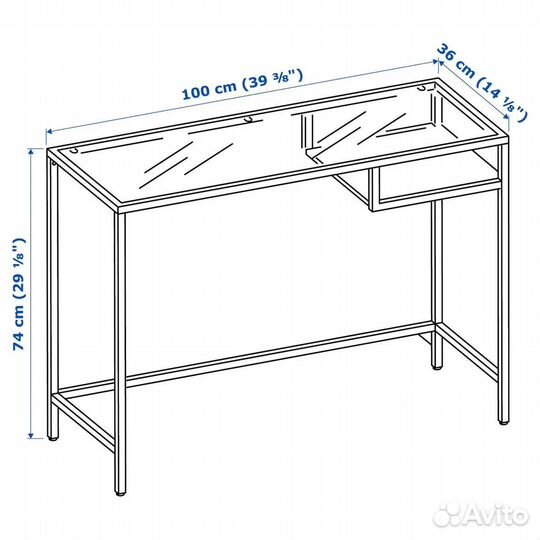 Стол IKEA витше