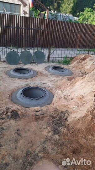 Колодцы, септики, скважины, траншеи