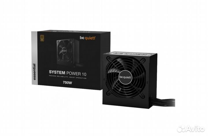 Блок питания be quiet system power 10 750W Bronze