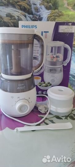 Пароварка блендер philips avent 4 в 1