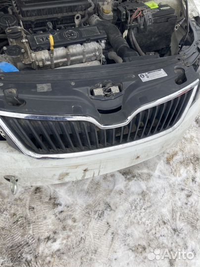 Решётка радиатора Skoda rapid 1