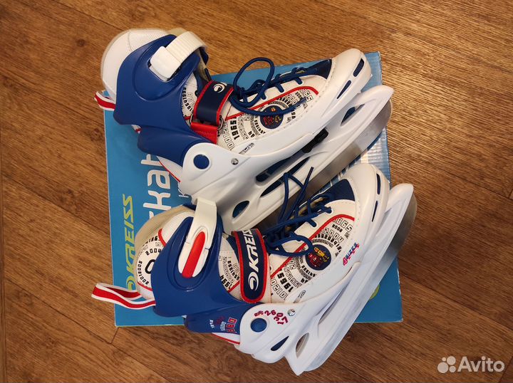 Коньки детские раздвижные р34-37