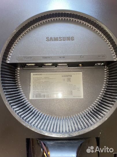 23.5 дюйма Монитор Samsung C24RG50FQI черный