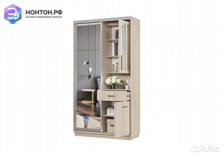 Прихожая-купе Мэн ясень шимо светлый