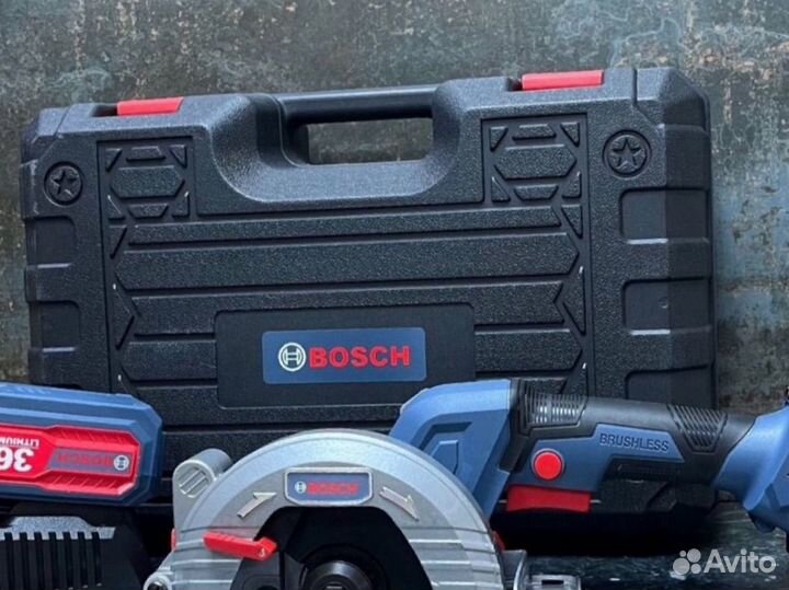 Мощная циркулярная пила Bosch 36V бесщеточная