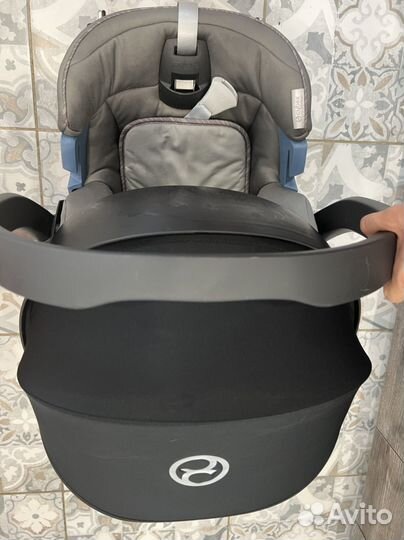 Автолюлька cybex aton 5 с базой aton base