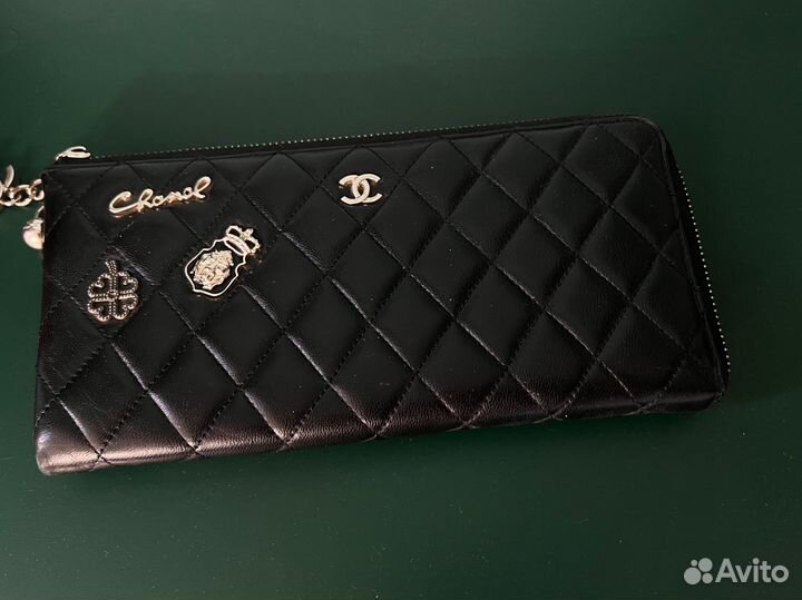 Кошелек портмоне chanel натуральная кожа