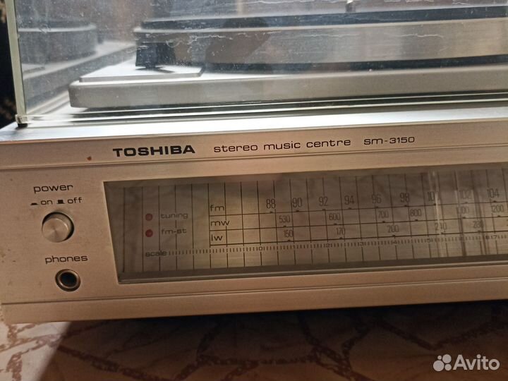 Проигрыватель Toshiba stereo music centre sm 3150