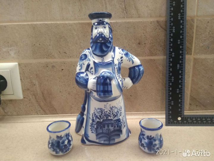 Гжель штофы