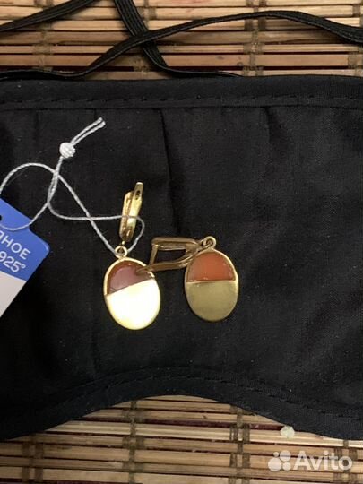 Старинные Серьги-Камеи