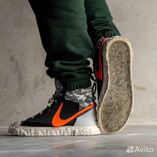 Кроссовки Nike Blazer Mid x Readymade Black Camo