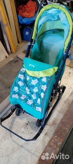 Санки коляска nika