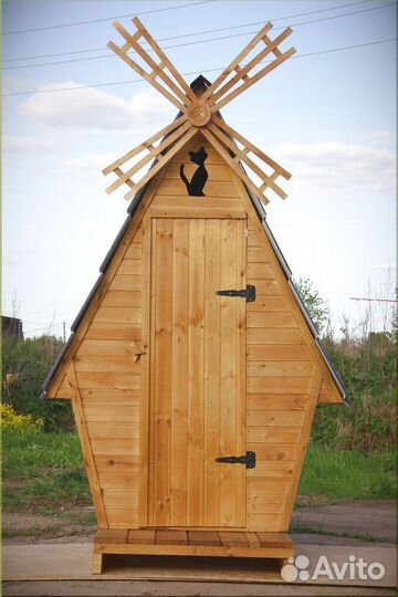 Дачный туалет деревянный JKT227