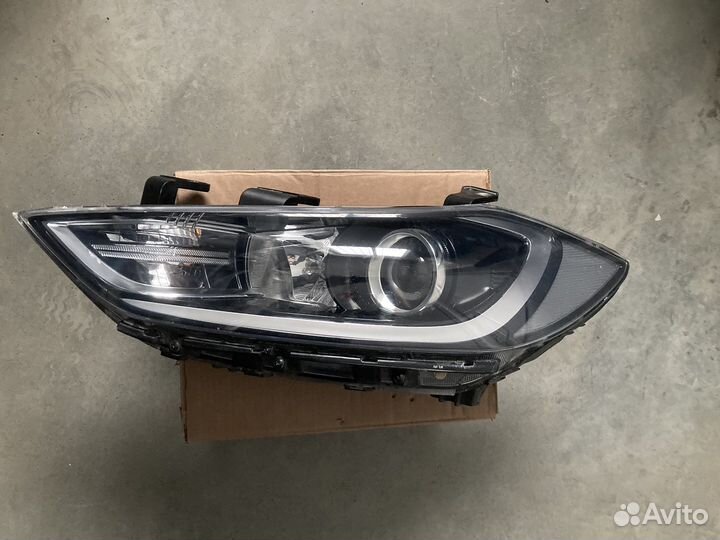 Фара левая hyundai elantra 6