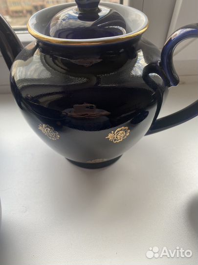 Чайный сервиз лфз кобальтовый