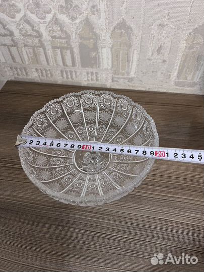 Конфетница снежинка