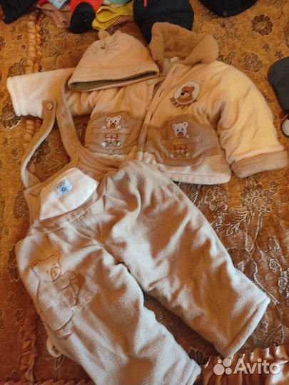 Костюмчик теплый флисовыйдо1,6 года