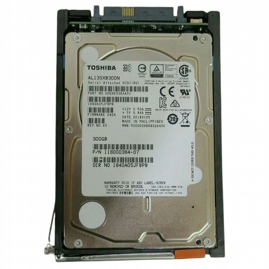 [005050604] Жесткий Диск Emc 300gb Sas 2,5" Hdd 005050604
