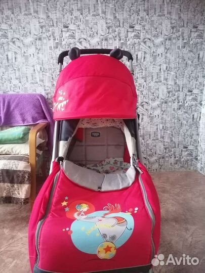 Детские санки коляска