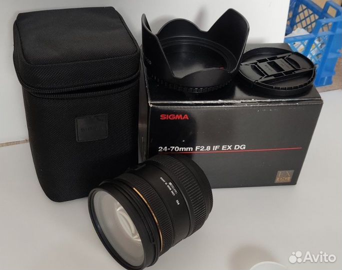 Продам объектив sigma 24-70 mm f 2.8 DG для Nikon