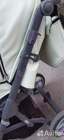 Коляска 2 в 1 эко кожа