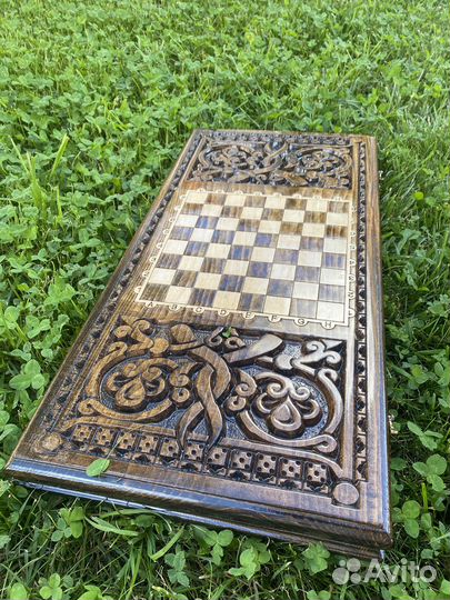 Нарды ручной работы резные