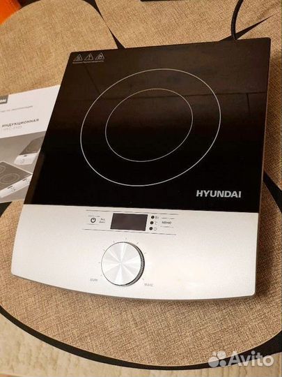 Плита Индукционная Hyundai HYC-0102 стеклокерамика