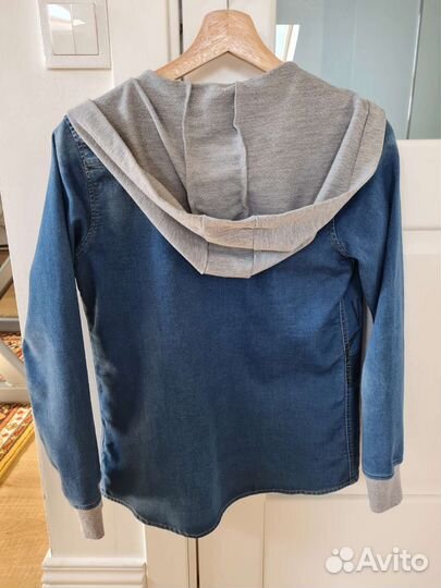 Джинсовая рубашка детская