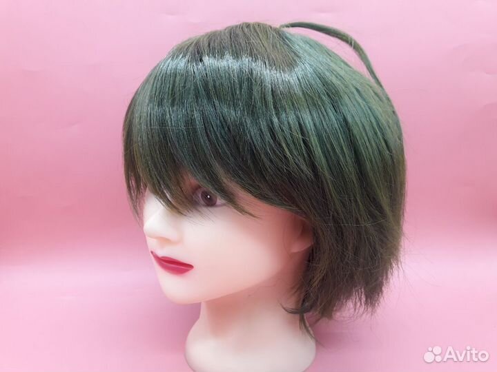 36492 Мужские Зеленые синтетические волосы