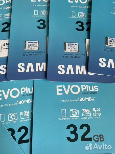 Карта памяти Samsung EVO Plus 32 Gb с доставкой