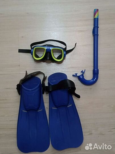 Ласты и маска с трубкой детские