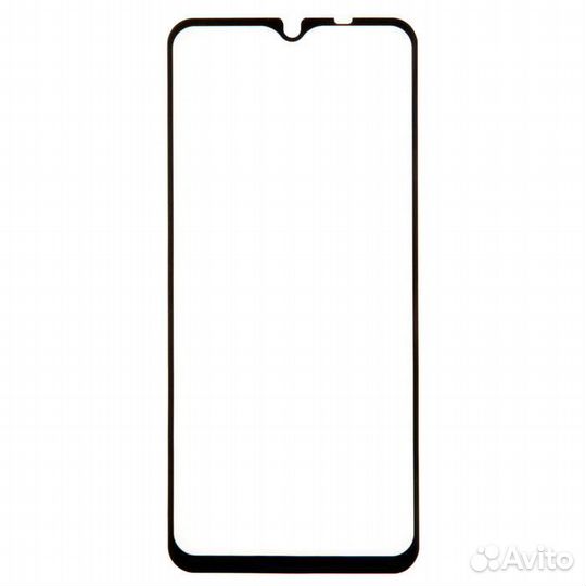Защитное стекло 20D для Xiaomi Redmi 9, черное (bl
