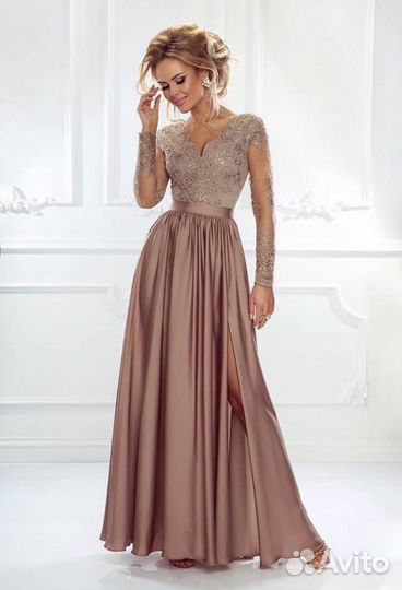 Вечернее платье в пол 48 размер