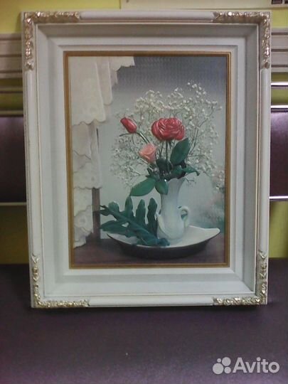 Картины для интерьера, офиса 3D 62x51см