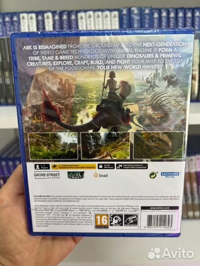 Ark survival ascended ps5 диск новый
