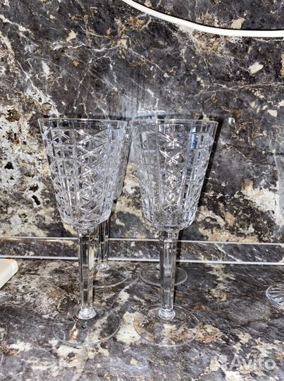 Бокалы хрустальные