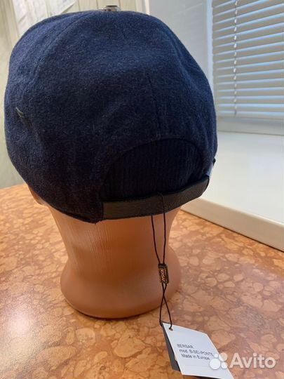 Кепка бейсболка мужская кожаная